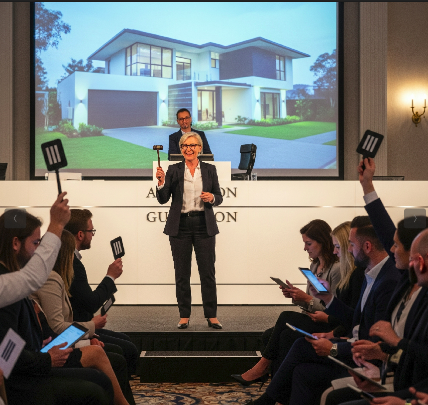 Documentos jurídicos relacionados a leilão imobiliário